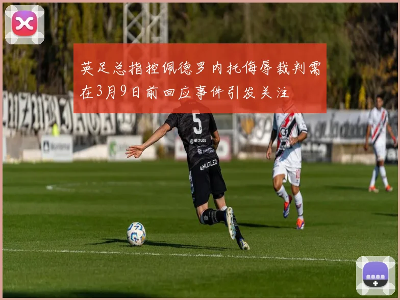 英足总指控佩德罗内托侮辱裁判需在3月9日前回应事件引发关注